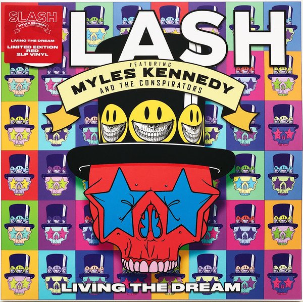 SLASH feat MYLES KENNEDY - LIVING THE DREAM (2018) - 2LP 180GR SIFIR PLAK