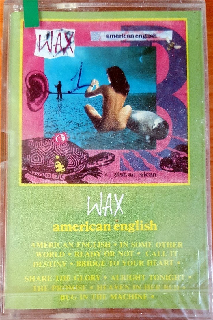 WAX - AMERICAN ENGLISH (1987) MMY CASSETTE MADE IN TURKEY ''NEW'' PAPER LABEL