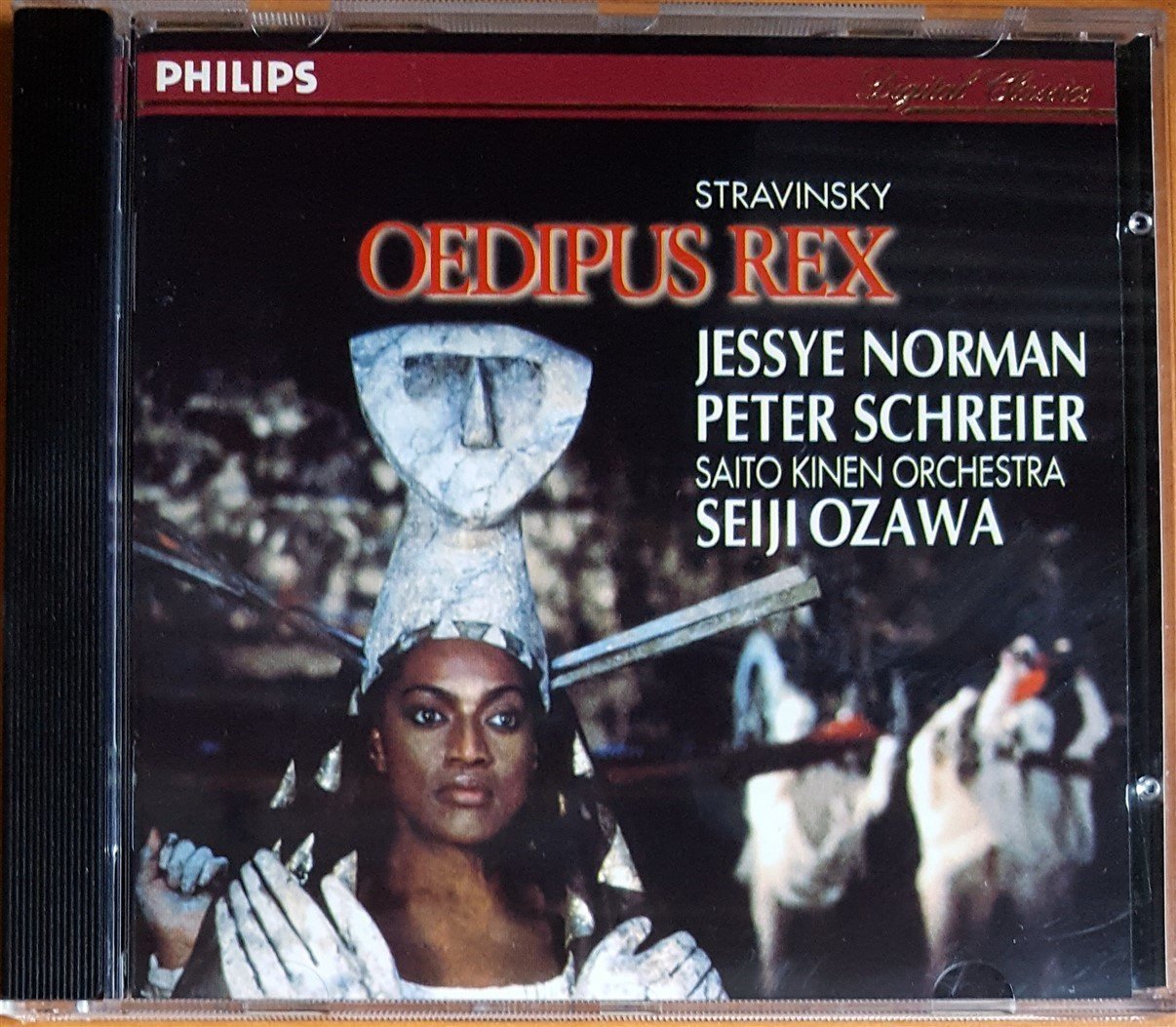 STRAVINSKY - OEDIPUS REX / JESSYE NORMAN, PETER SCHREIER, SAITO KINEN ORCHESTRA, SEIJI OZAWA (1994) PHILIPS CD 2.EL