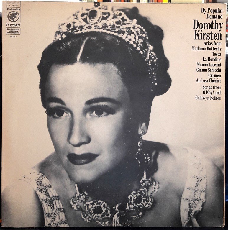 DOROTHY KIRSTEN - MADAM BUTTERFLY, TOSCA, LA RONDINE, CARMEN OPERA ARIAS - PLAK 2.EL