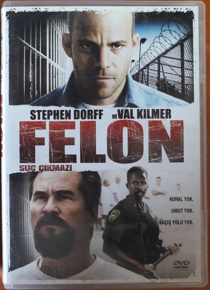 FELON - SUÇ ÇIKMAZI - STEPHEN DORFF - VAL KILMER - DVD 2.EL