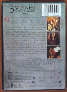DRACULA - GARY OLDMAN - FRANCIS FORD COPPOLA - DVD 2.EL 1. BÖLGE TR ALTYAZI YOKTUR