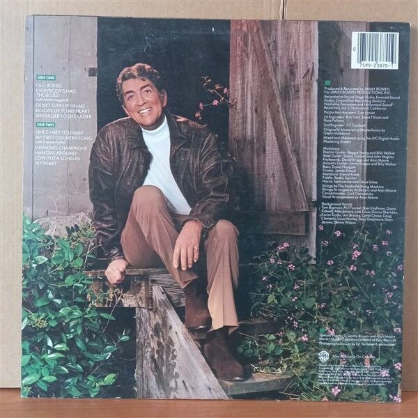 DEAN MARTIN – THE NASHVILLE SESSIONS (1983) - LP 2.EL PLAK