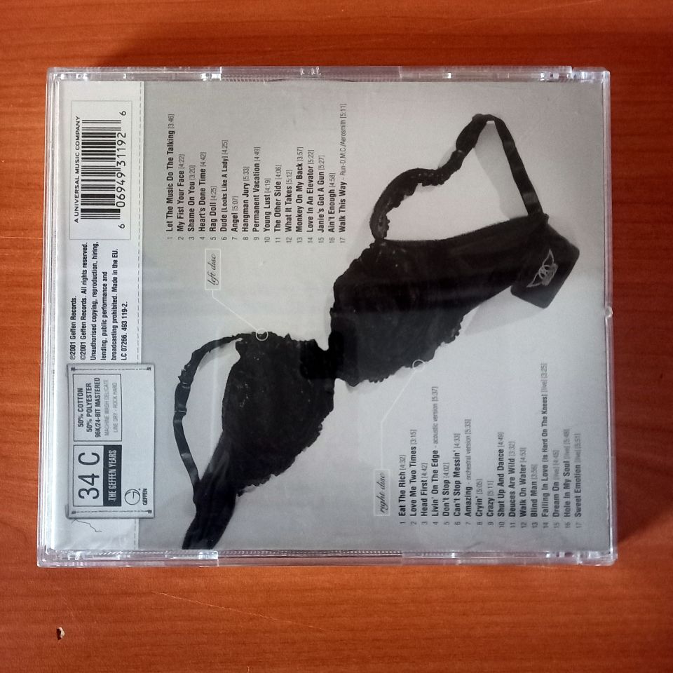 AEROSMITH – YOUNG LUST: THE AEROSMITH ANTHOLOGY (2001) - 2CD 2.EL
