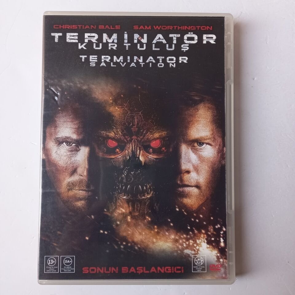 TERMİNATÖR KURTULUŞ - TERMINATOR SALVATION - CHRISTIAN BALE - SAM WORTHINGTON - DVD 2.EL