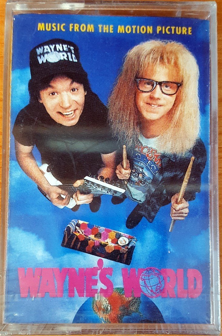 WAYNE'S WORLD - SOUNDTRACK QUEEN CINDRELLA RHCP BLACK SABBATH JIMI HENDRIX (1992) MMY CASSETTE MADE IN TURKEY ''NEW''