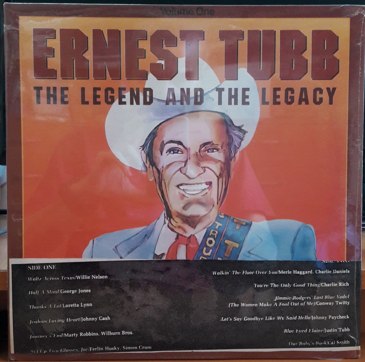 ERNEST TUBB - THE LEGEND AND THE LEGACY (1977) - DÖNEM BASKISI SIFIR PLAK