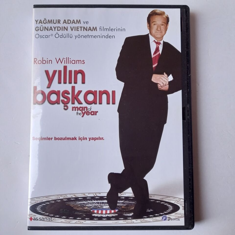 YILIN BAŞKANI - MAN OF THE YEAR - ROBIN WILLIAMS - CHRISTOPHER WALKEN - BARRY LEVINSON - DVD 2.EL