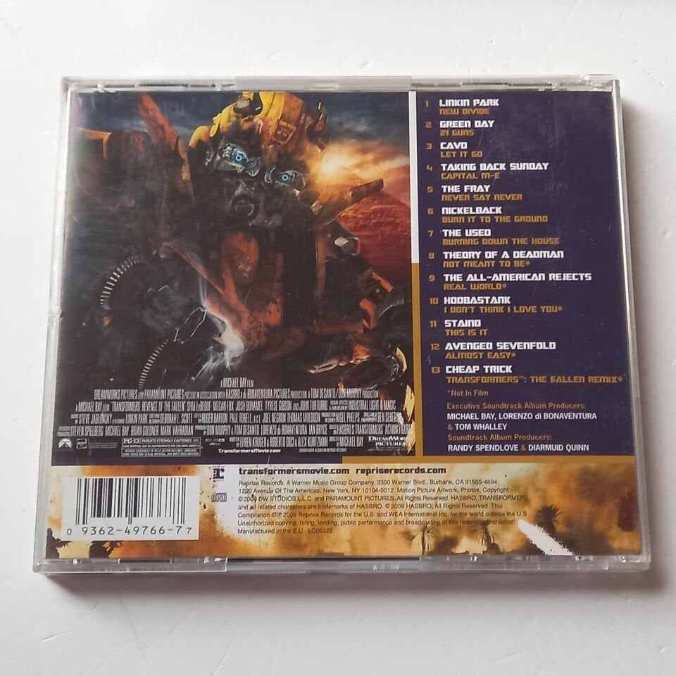 TRANSFORMERS: REVENGE OF THE FALLEN / THE ALBUM (2009) - CD 2.EL