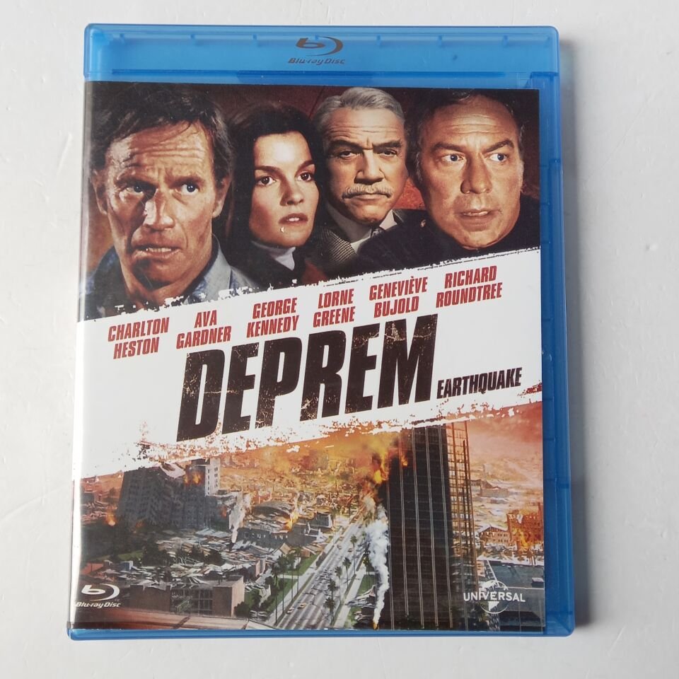 DEPREM / EARTHQUAKE - CHARLTON HESTON, AVA GARDNER - BLU-RAY 2.EL