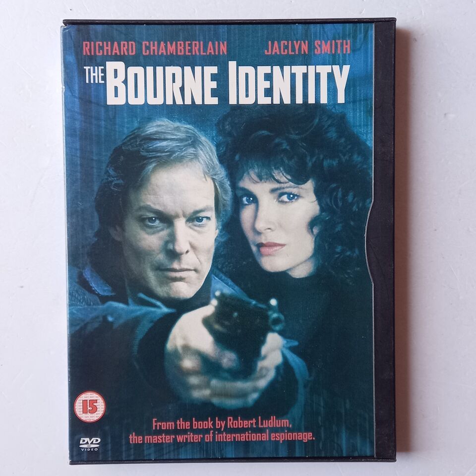 THE BOURNE IDENTITY - RICHARD CHAMBERLAIN, JACLYN SMITH - DVD SNAP CASE 2.EL