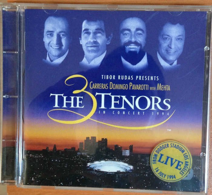 THE 3 TENORS IN CONCERT CARRERAS DOMINGO PAVAROTTI 1994 CD 2.EL