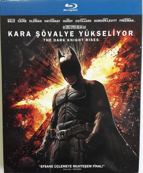 DARK KNIGHT RISES - KARA ŞÖVALYE YÜKSELİYOR - CHRISTIAN BALE - MICHAEL CAINE - GARY OLDMAN - CHRISTOPHER NOLAN - 2BLU-RAY 2.EL