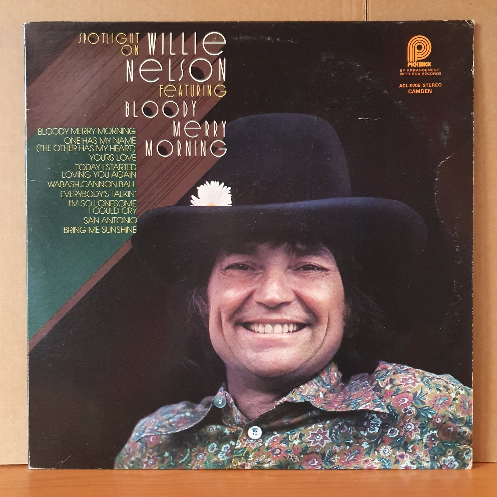 WILLIE NELSON - SPOTLIGHT ON WILLIE NELSON (1974) - LP 2.EL PLAK