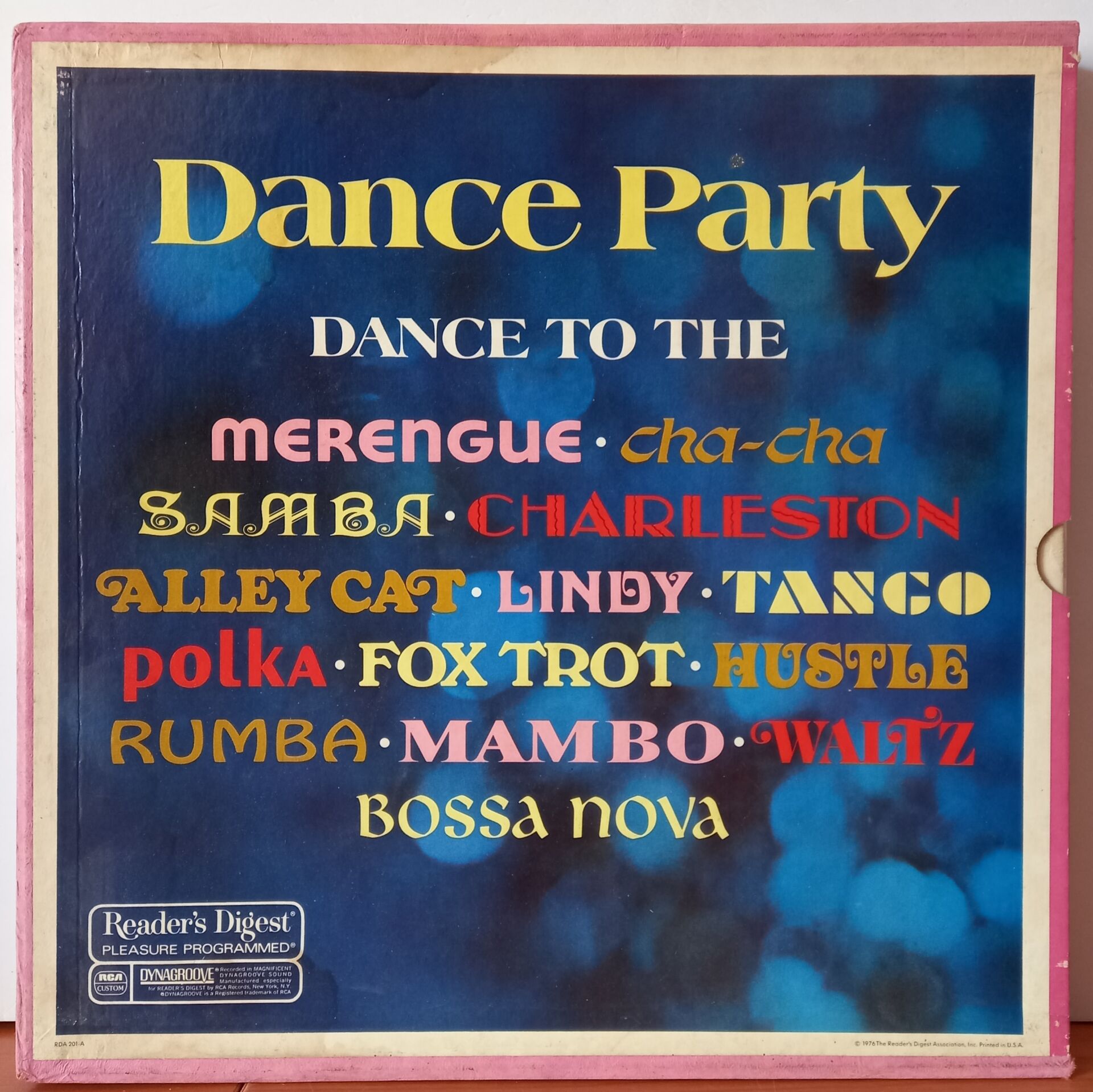 DANCE PARTY / DANCE TO THE MERENGUE, CHA-CHA, SAMBA, TANGO (1976) - 8LP 2.EL BOX SET PLAK