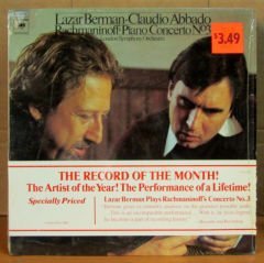 LAZAR BERMAN plays RACHMANINOV - LP 2.EL