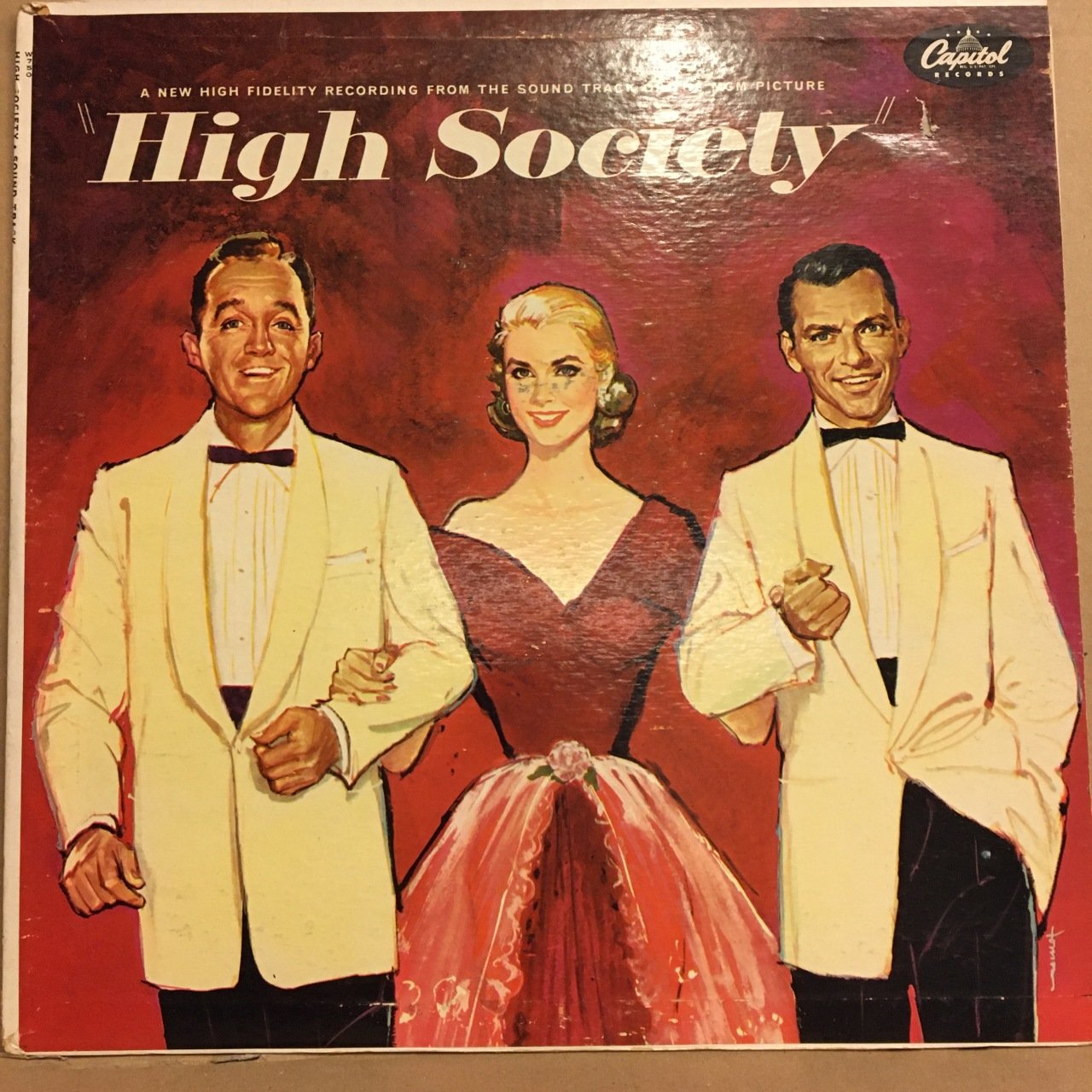 HIGH SOCIETY SOUNDTRACK FRANK SINATRA COLE PORTER (1956) MONO 2.EL PLAK