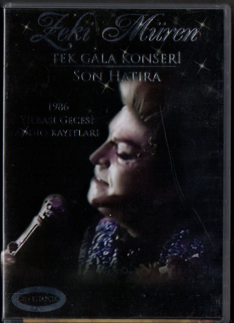 ZEKİ MÜREN - TEK GALA KONSERİ / SON HATIRA - 1986 YILBAŞI GECESİ - DVD 2.EL