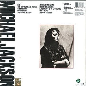 MICHAEL JACKSON - BAD (1987) - LP 180GR 2016 EDITION SIFIR PLAK