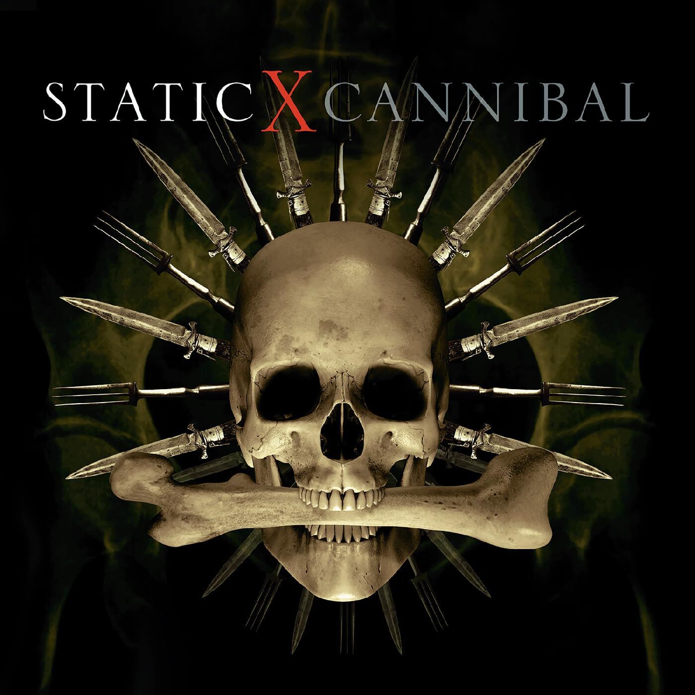 STATIC X - CANNIBAL (2007) - LP 2026 BLOOD & BRONZE SPLATTER COLOURED EDITION SIFIR PLAK