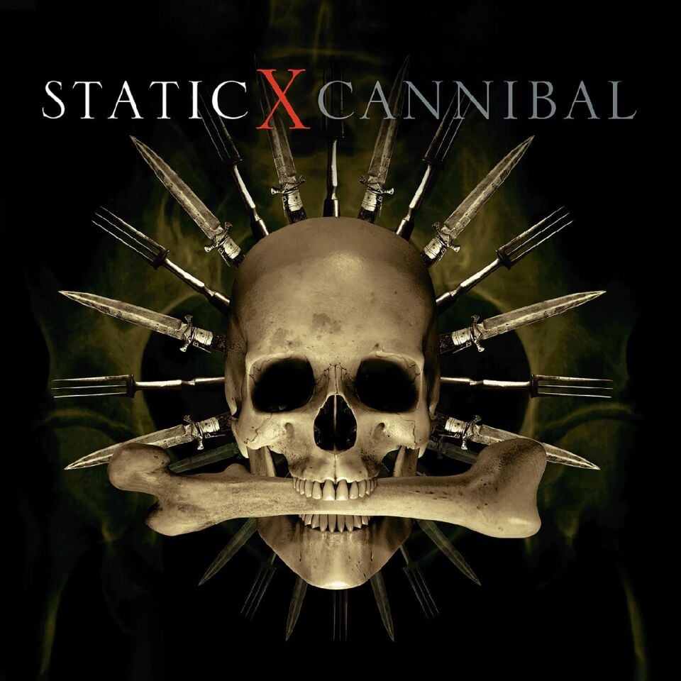 STATIC X - CANNIBAL (2007) - LP 2026 BLOOD & BRONZE SPLATTER COLOURED EDITION SIFIR PLAK