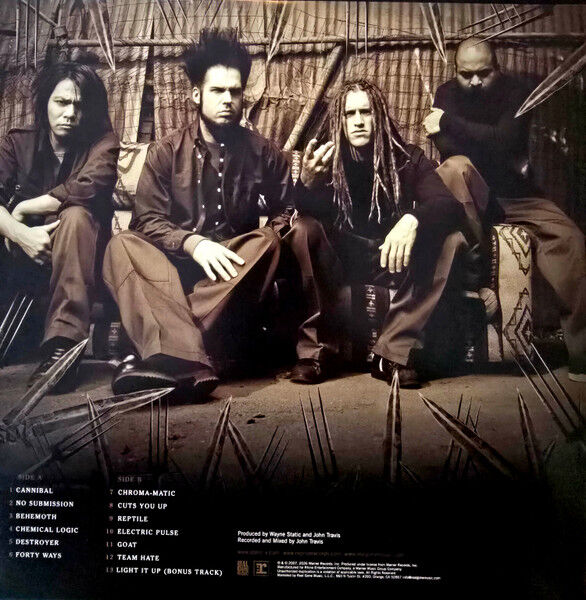 STATIC X - CANNIBAL (2007) - LP 2026 BLOOD & BRONZE SPLATTER COLOURED EDITION SIFIR PLAK