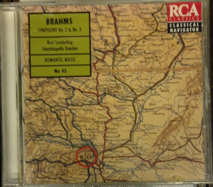 BRAHMS SYMPHONY NO.2 & 3 SANDERLING 2.EL