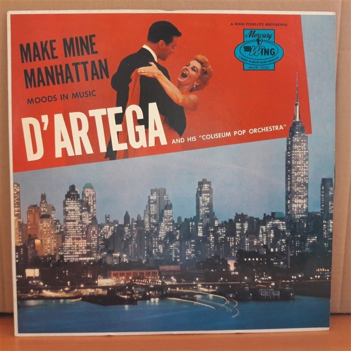 MAKE MINE MANHATTAN - D'ARTEGA - LP 2.EL PLAK