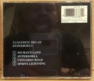 TANGERINE DREAM – HYPERBOREA (1983) - CD 2.EL