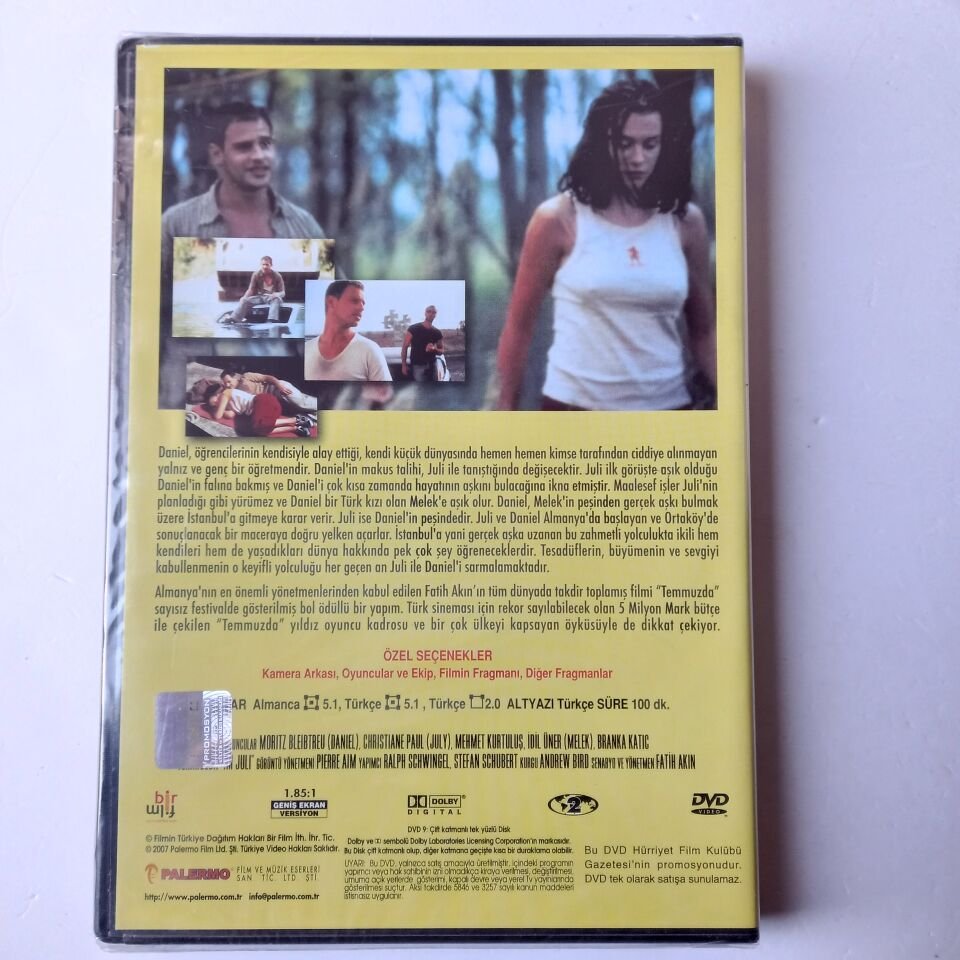 TEMMUZDA - IM JULI - MORITZ BLEIBTREU - CHRISTIANE PAUL - İDİL ÜNER - MEHMET KURTULUŞ - FATİH AKIN - DVD SIFIR