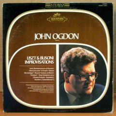 LISZT BUSONI IMPROVISATIONS JOHN OGDON - LP 2.EL