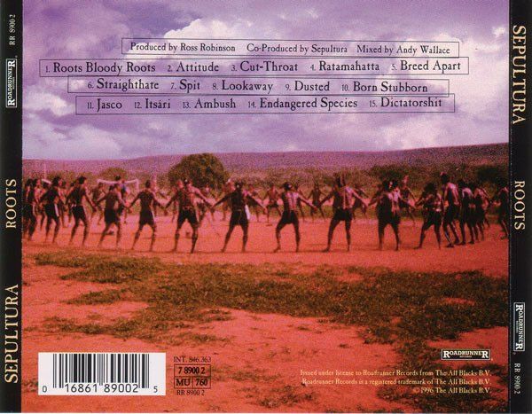 SEPULTURA - ROOTS (1996) CD REISSUE JEWEL CASE SIFIR