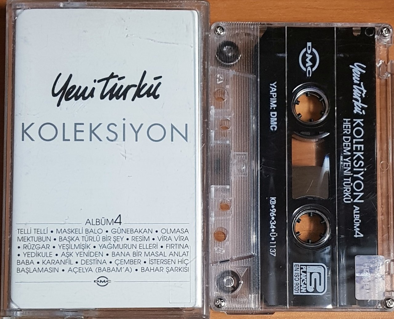 YENİ TÜRKÜ - KOLEKSİYON ALBÜM 4 (1996) DMC KASET 2.EL