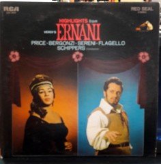 VERDI: ERNANI, PRICE, BERGONZI, SERENI - PLAK 2.EL