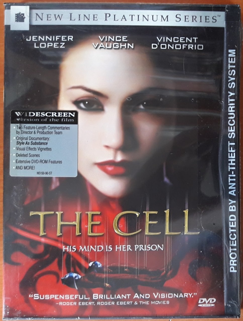 THE CELL - JENNIFER LOPEZ - SNAPCASE DVD SIFIR 1. BÖLGE TR ALTYAZI YOKTUR