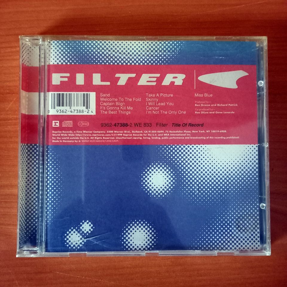 FILTER – TITLE OF RECORD (1999) - CD 2.EL