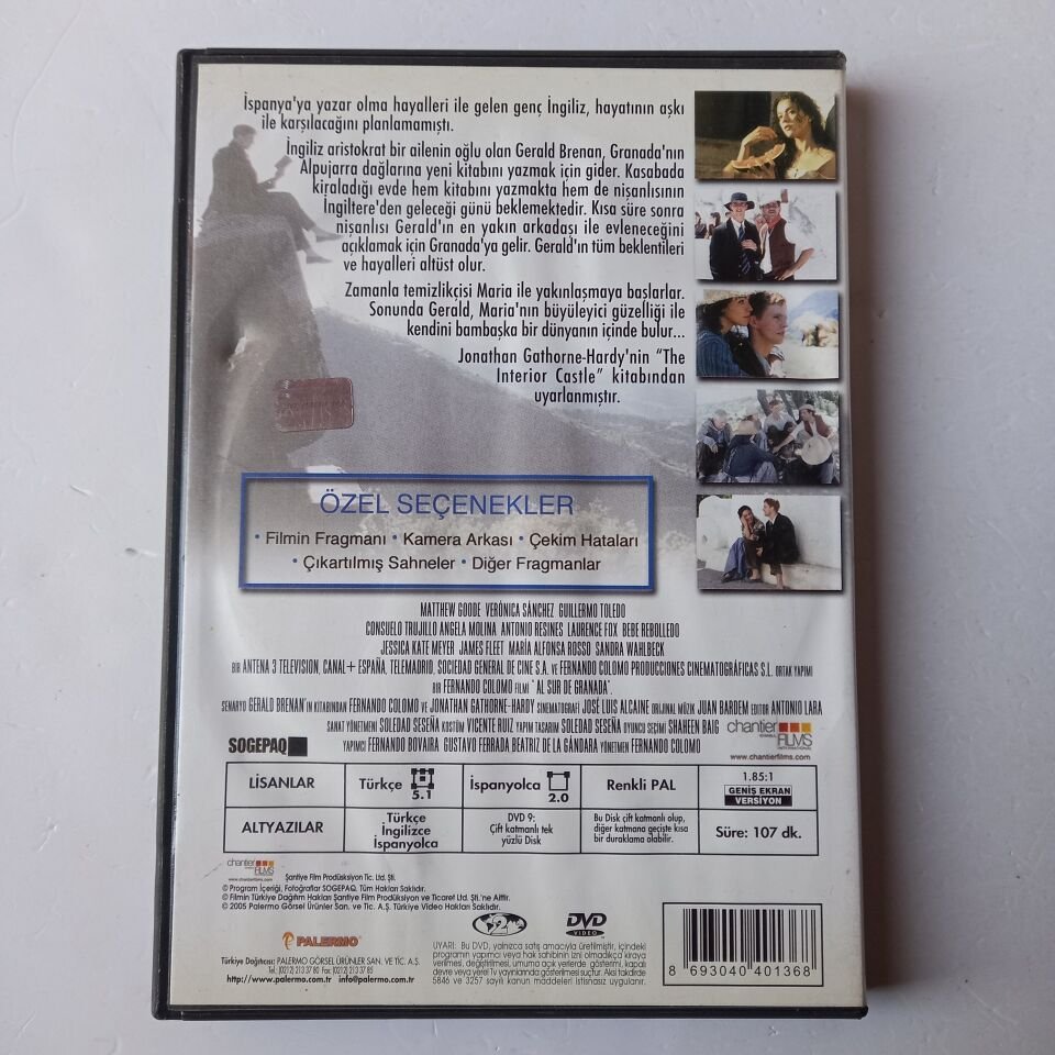 GRANADA'DA BİR YAZ - AL SUR DE GRANADA - FERNANDO COLOMO - DVD 2.EL
