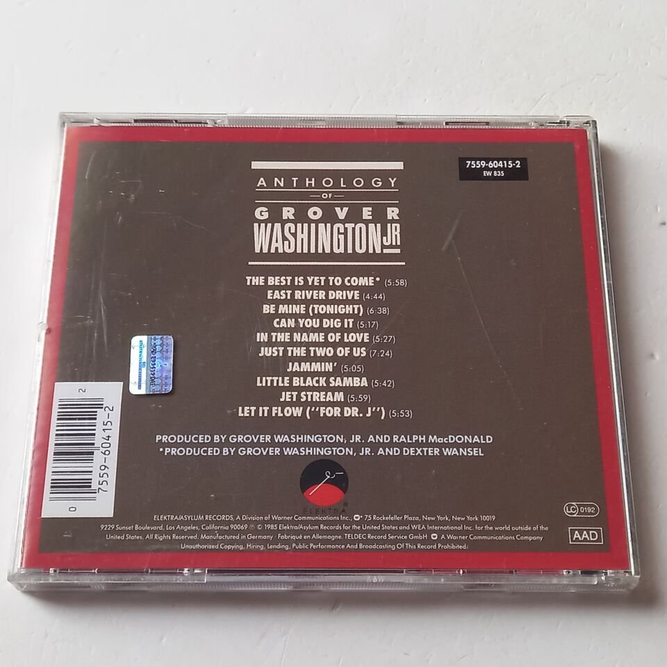 ANTHOLOGY OF GROVER WASHINGTON JR. (1985) - CD 2.EL