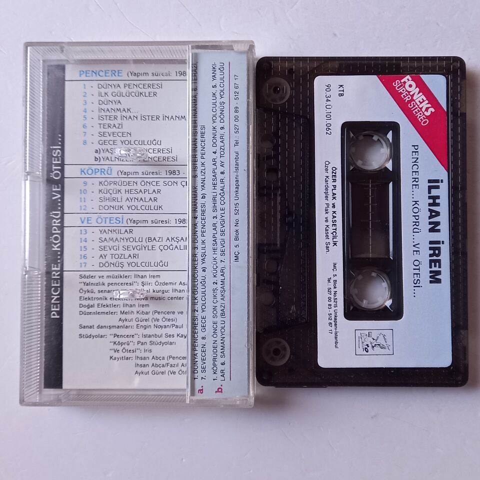 İLHAN İREM – PENCERE... KÖPRÜ... VE ÖTESİ... (1990) - KASET 2.EL