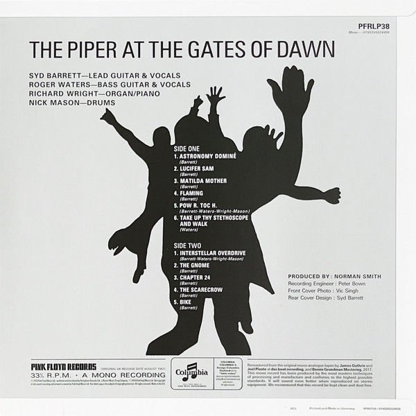 PINK FLOYD - THE PIPER AT THE GATES OF DAWN (1967) - LP 180GR 2022 MONO EDITION SIFIR PLAK