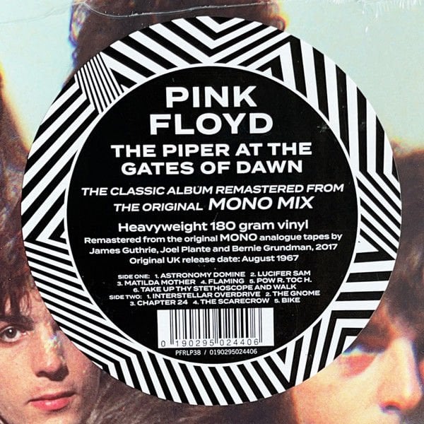 PINK FLOYD - THE PIPER AT THE GATES OF DAWN (1967) - LP 180GR 2022 MONO EDITION SIFIR PLAK