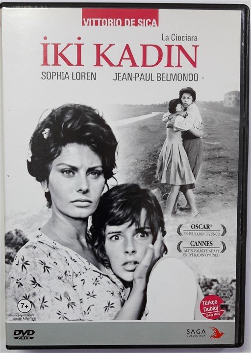 İKİ KADIN - LA CIOCIARA - SOPHIA LOREN - JEAN-PAUL BELMONDO - VITTORIO DE SICA - DVD 2.EL