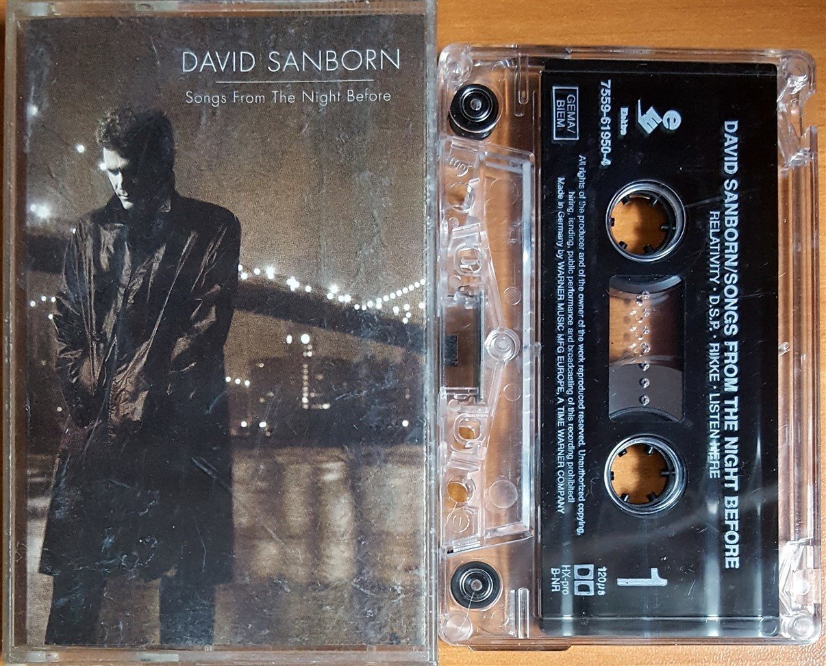 DAVID SANBORN - SONGS FROM THE NIGHT BEFORE (1996) MADE IN GERMANY / ELEKTRA KASET 2.EL