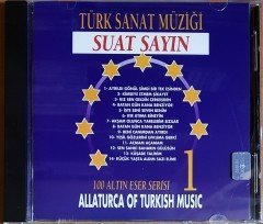 SUAT SAYIN - TÜRK SANAT MÜZİĞİ 1 / 100 ALTIN ESER SERİSİ (1993) MÜZİK MARKET CD 2.EL