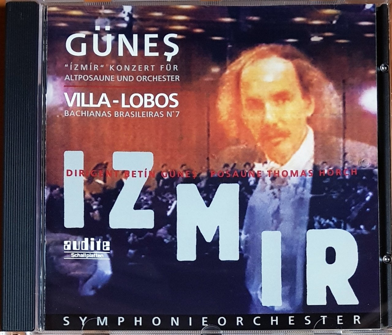 BETİN GÜNEŞ - ''İZMİR'' KONZERT FÜR ALTPOSAUNE UND OCHESTER / H. VILLA-LOBOS - BACHIANAS BRASILEIRAS NO 7 (1995) AUDITE CD 2.EL