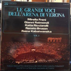 LE GRANDI VOCI DELL'ARENA DI VERONA, MIRELLA FRENI, GIANNI RAIMONDI VOL.1 - PLAK 2.EL