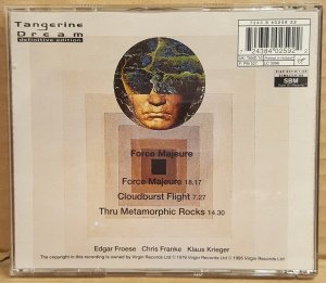 TANGERINE DREAM – FORCE MAJEURE (1979) - CD 2.EL