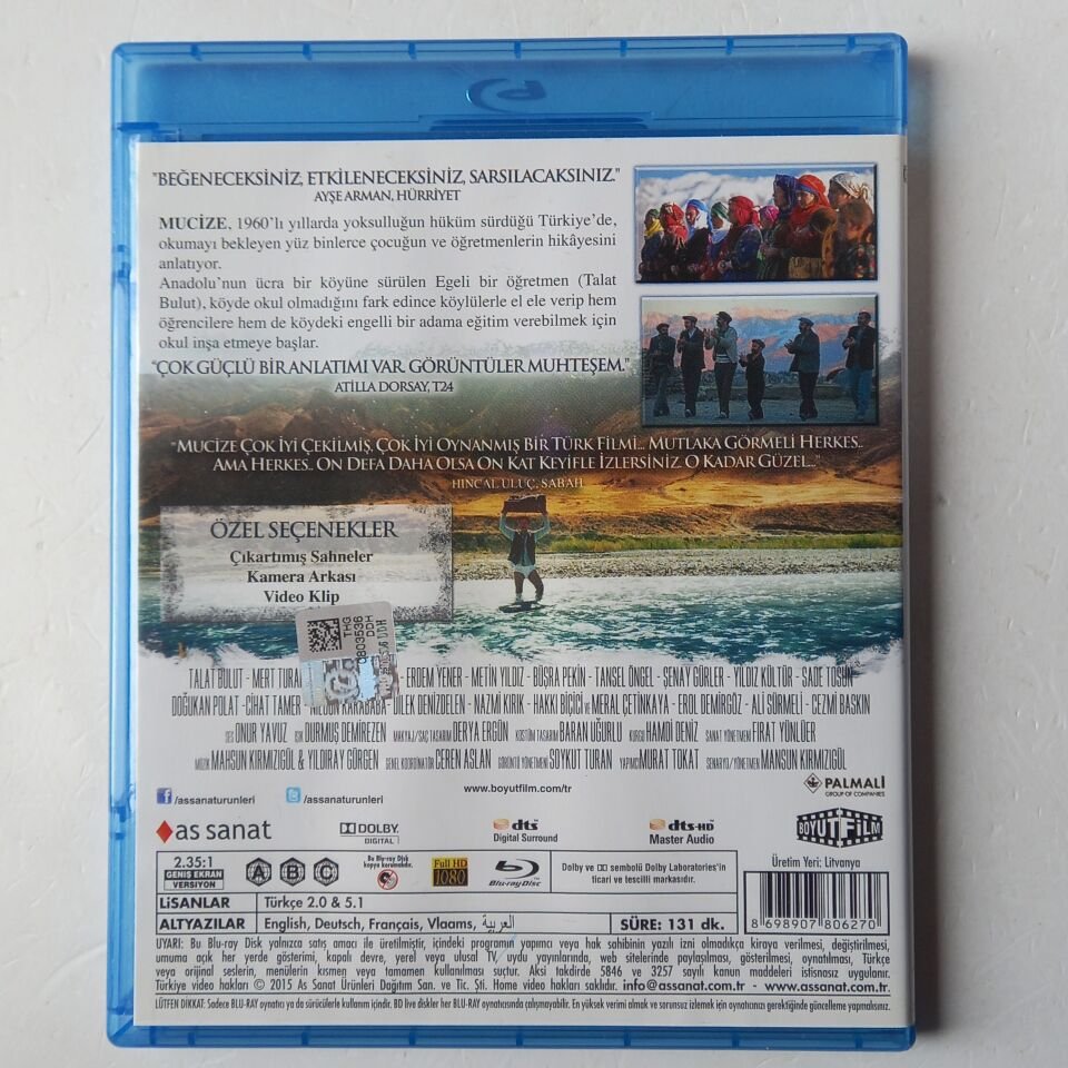 MUCİZE - MAHSUN KIRMIZIGÜL, MERT TURAK, TALAT BULUT - BLU-RAY 2.EL