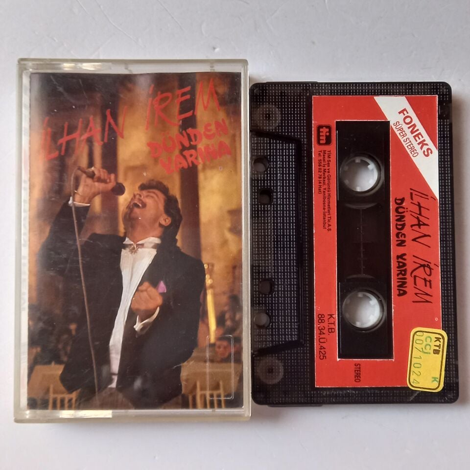 İLHAN İREM – DÜNDEN YARINA (1988) - KASET 2.EL