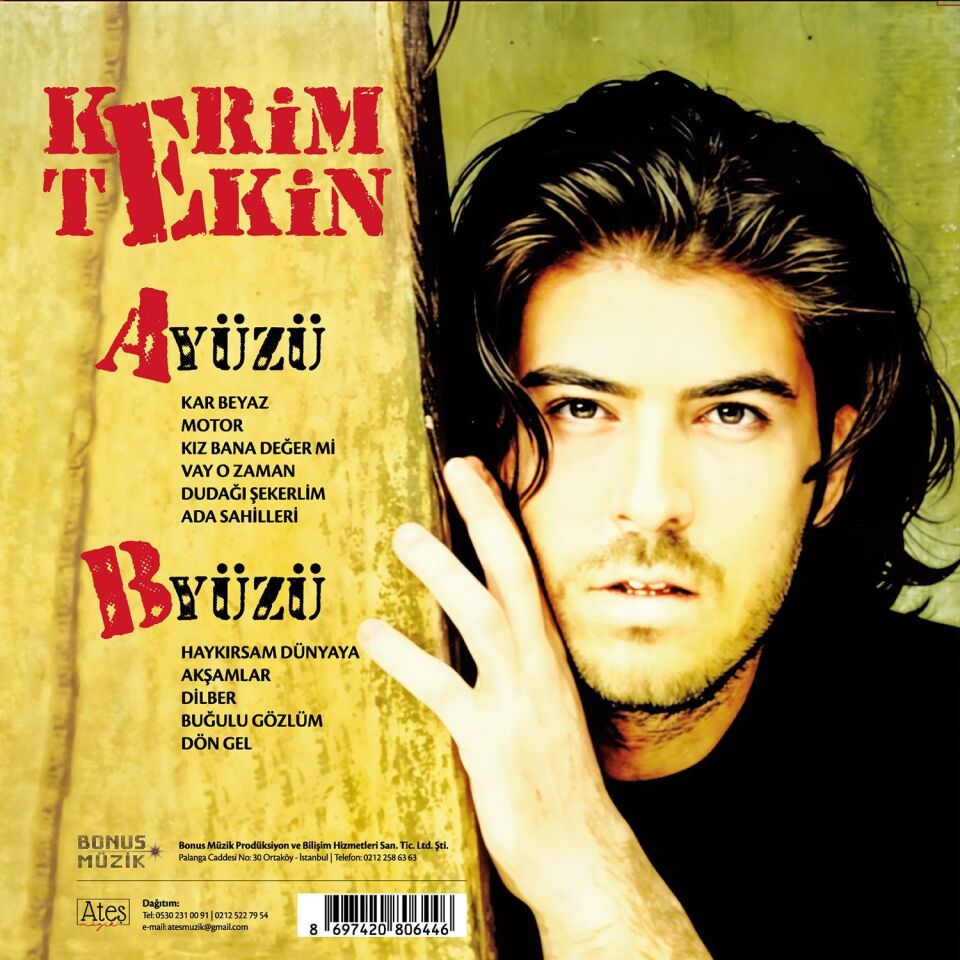KERİM TEKİN - HAYKIRSAM DÜNYAYA (1997) - LP 2024 BASIM SIFIR PLAK